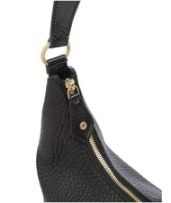 THE BRIDGE MARTINA Sac bandouli&egrave;re en cuir black Gold - Sacs pour Femme - 5