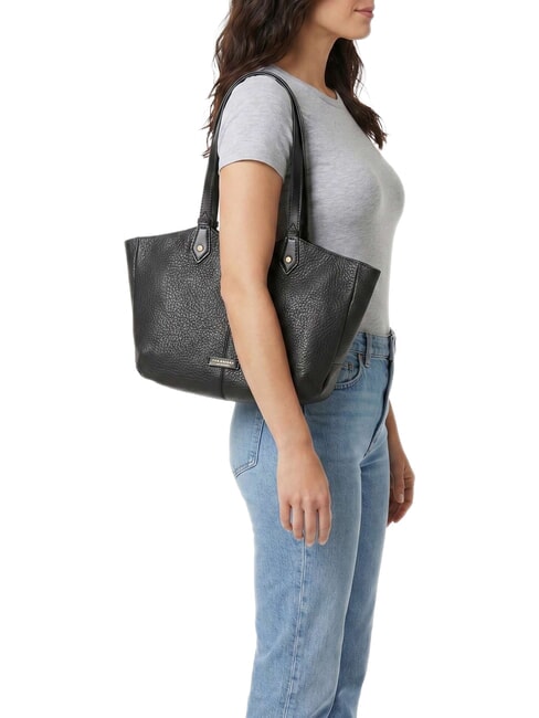 MARTINA Sac bandouli&egrave;re en cuir black Gold - Sacs pour Femme