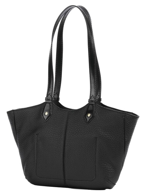 MARTINA Sac bandouli&egrave;re en cuir black Gold - Sacs pour Femme