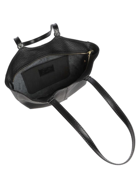 MARTINA Sac bandouli&egrave;re en cuir black Gold - Sacs pour Femme