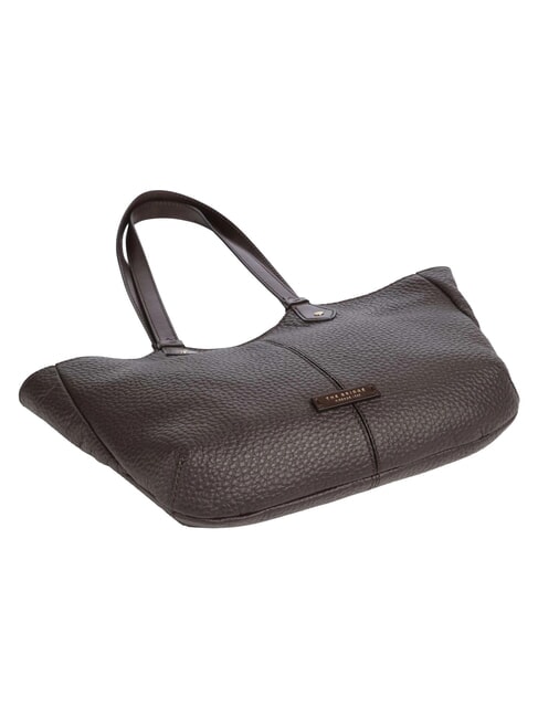 MARTINA Sac bandouli&egrave;re en cuir moka &agrave; l'or - Sacs pour Femme
