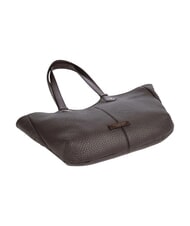 THE BRIDGE MARTINA Sac bandouli&egrave;re en cuir moka &agrave; l'or - Sacs pour Femme - 4