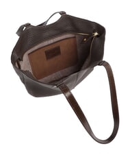 THE BRIDGE MARTINA Sac bandouli&egrave;re en cuir moka &agrave; l'or - Sacs pour Femme - 5