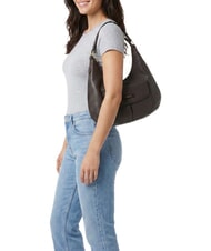 THE BRIDGE MARTINA Sac bandouli&egrave;re en cuir moka &agrave; l'or - Sacs pour Femme - 2