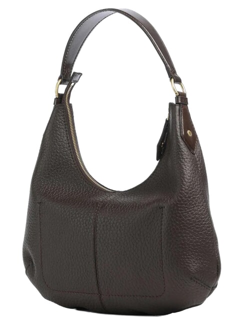 MARTINA Sac bandouli&egrave;re en cuir moka &agrave; l'or - Sacs pour Femme