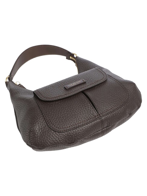 MARTINA Sac bandouli&egrave;re en cuir moka &agrave; l'or - Sacs pour Femme