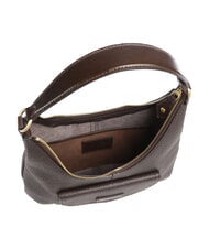 THE BRIDGE MARTINA Sac bandouli&egrave;re en cuir moka &agrave; l'or - Sacs pour Femme - 6