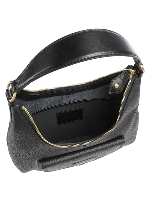MARTINA Sac bandouli&egrave;re en cuir black Gold - Sacs pour Femme