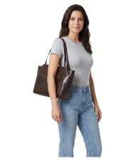 THE BRIDGE LUCREZIA sac cabas bandouli&egrave;re en cuir - Sacs pour Femme