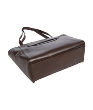 THE BRIDGE LUCREZIA sac cabas bandouli&egrave;re en cuir moka &agrave; l'or - Sacs pour Femme - 4
