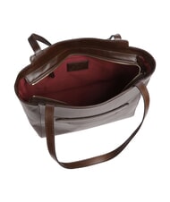 THE BRIDGE LUCREZIA sac cabas bandouli&egrave;re en cuir moka &agrave; l'or - Sacs pour Femme - 5