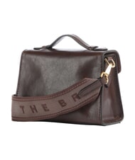 THE BRIDGE IRENE  Mini sac bandouli&egrave;re en cuir moka &agrave; l'or - Sacs pour Femme - 2