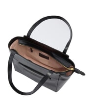 THE BRIDGE LUCREZIA sac cabas bandouli&egrave;re en cuir black Gold - Sacs pour Femme - 5