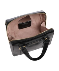 THE BRIDGE LAURA Sacoche en cuir avec bandouli&egrave;re black Gold - Sacs pour Femme - 5