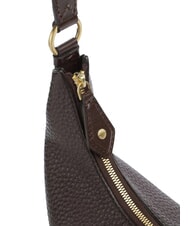 THE BRIDGE MARTINA Sac bandouli&egrave;re en cuir moka &agrave; l'or - Sacs pour Femme - 5