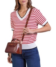 THE BRIDGE LAURA Mini sac &agrave; main avec bandouli&egrave;re MARRON - Sacs pour Femme - 2
