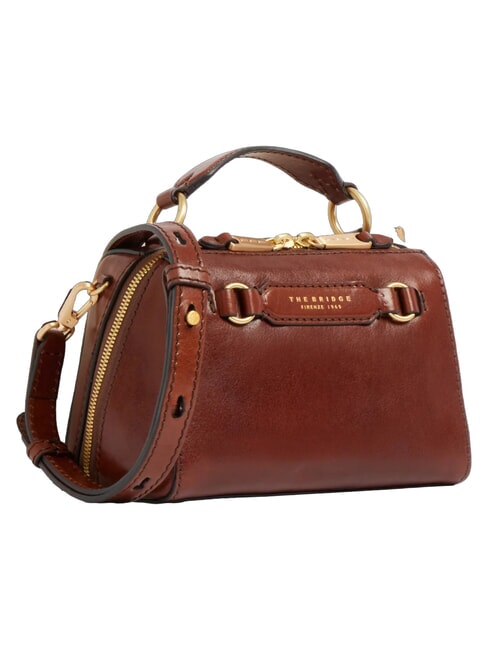 LAURA Mini sac &agrave; main avec bandouli&egrave;re MARRON - Sacs pour Femme