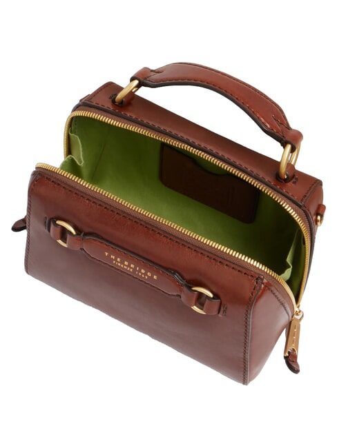 LAURA Mini sac &agrave; main avec bandouli&egrave;re MARRON - Sacs pour Femme