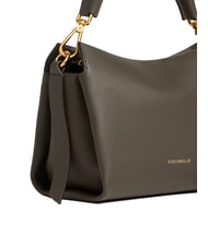 COCCINELLE BOHEME GRANA DOUBLE Sac &agrave; main, avec bandouli&egrave;re, en cuir boue/miel - Sacs pour Femme - 3