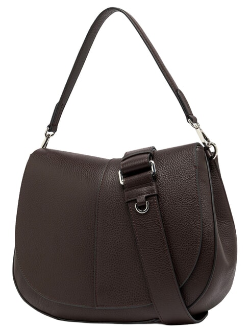 HELENA ROUND Sac bandouli&egrave;re en cuir exprim&eacute; - Sacs pour Femme