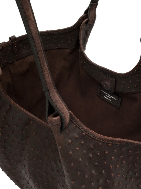 DUA Sac bandouli&egrave;re en cuir exprim&eacute; - Sacs pour Femme