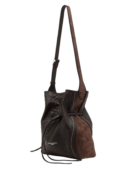 SIENNA sac seau bandouli&egrave;re en cuir exprim&eacute; - Sacs pour Femme