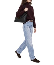 GIANNI CHIARINI BEA Sac bandouli&egrave;re en cuir Noir - Sacs pour Femme - 2