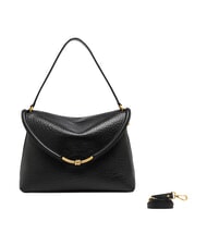 GIANNI CHIARINI BEA Sac bandouli&egrave;re en cuir Noir - Sacs pour Femme - 4