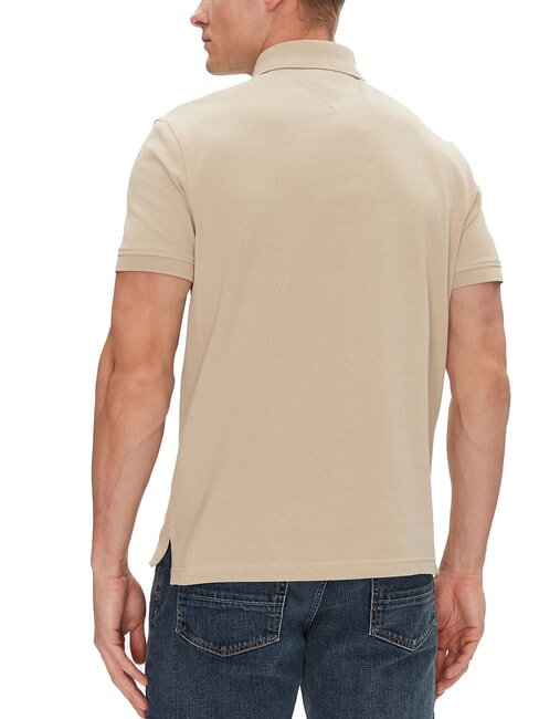 TH polo &agrave; manches courtes coupe classique santal - chemise polo