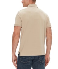 TOMMY HILFIGER TH polo &agrave; manches courtes coupe classique santal - chemise polo - 2