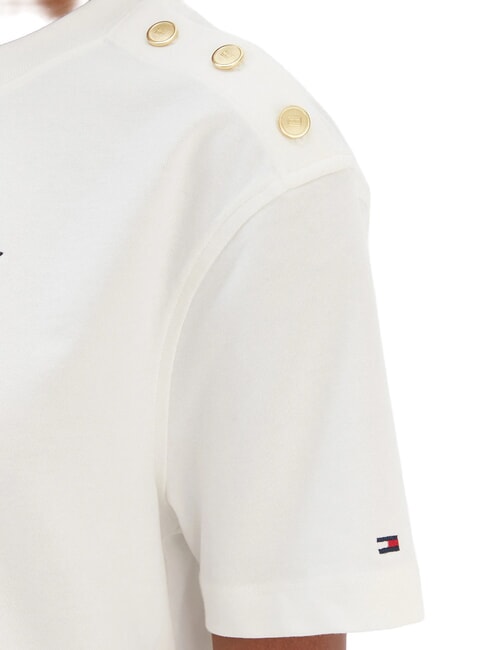 TJ Signature T-shirt en coton &eacute;cru - T-shirt
