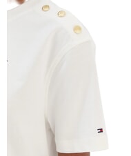 TOMMY HILFIGER TJ Signature T-shirt en coton &eacute;cru - T-shirt - 3