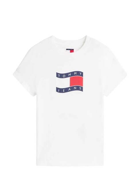 TJ FLAG T-shirt en coton &eacute;cru - T-shirt