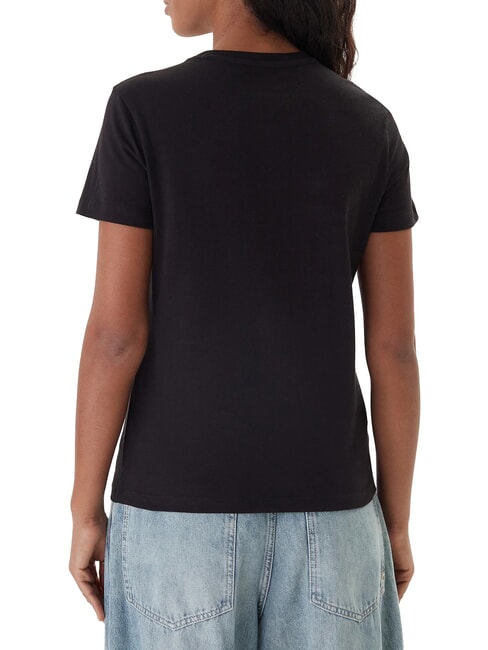 TJ T-shirt en coton recycl&eacute; noir - T-shirt