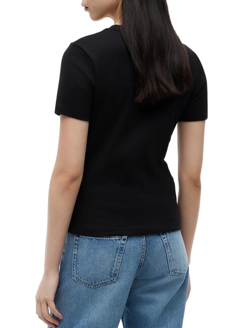 TH T-shirt en coton noir - T-shirt
