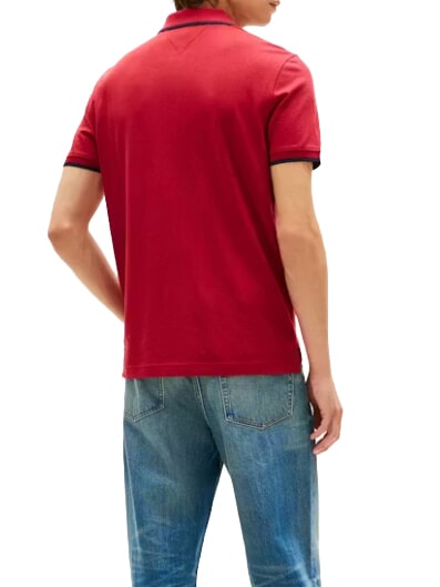 TH polo en coton r&eacute;g&eacute;n&eacute;r&eacute; rouge r&eacute;gate - chemise polo