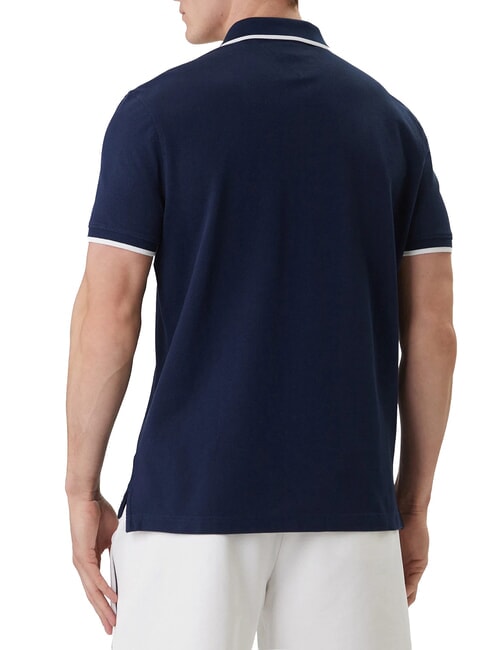 TH polo en coton r&eacute;g&eacute;n&eacute;r&eacute; marine carbone - chemise polo