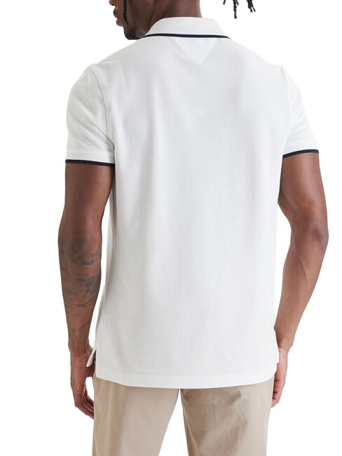 TH polo en coton r&eacute;g&eacute;n&eacute;r&eacute; blanc - chemise polo
