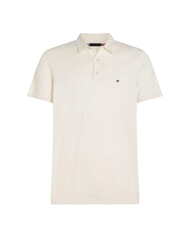 TOMMY HILFIGER TH polo &agrave; manches courtes p&eacute;tale d'ivoire - chemise polo - 3
