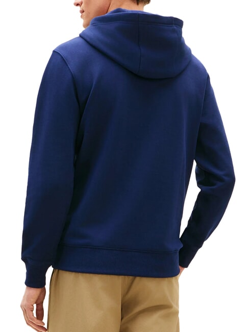 TH Sweat &agrave; capuche en coton marine carbone - Pulls molletonn&eacute;s
