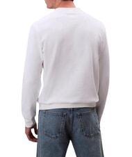 CALVIN KLEIN CKJ Sweat-shirt &agrave; col rond blanc &eacute;clatant - Pulls molletonn&eacute;s - 2