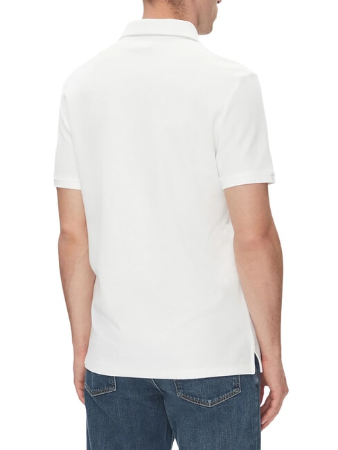 CKJ polo en coton blanc &eacute;clatant - chemise polo