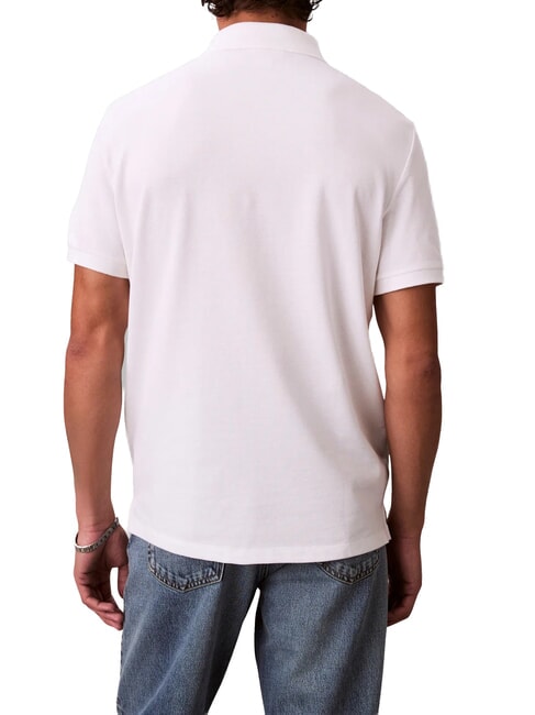 CKJ polo &agrave; manches courtes blanc &eacute;clatant - chemise polo