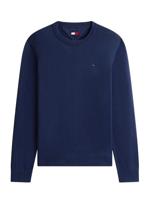 TJ Pull en coton r&eacute;g&eacute;n&eacute;r&eacute; marine nuit - Pulls pour hommes
