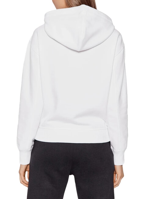 CKJ Sweatshirt &agrave; capuche blanc &eacute;clatant - Sweat-shirts pour femmes