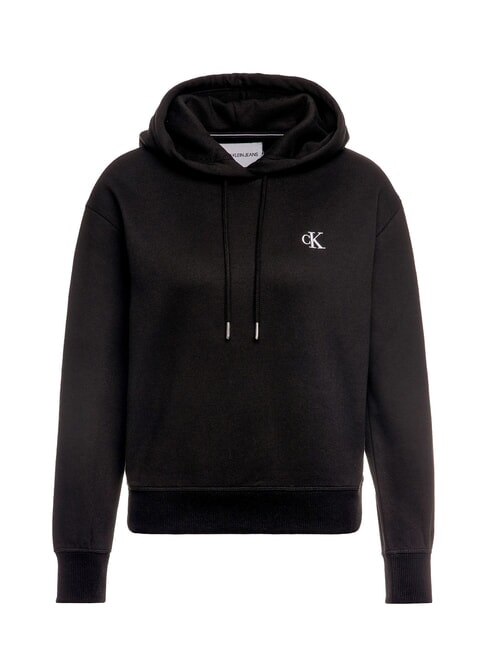 CKJ Sweatshirt &agrave; capuche beaut&eacute; noire - Sweat-shirts pour femmes