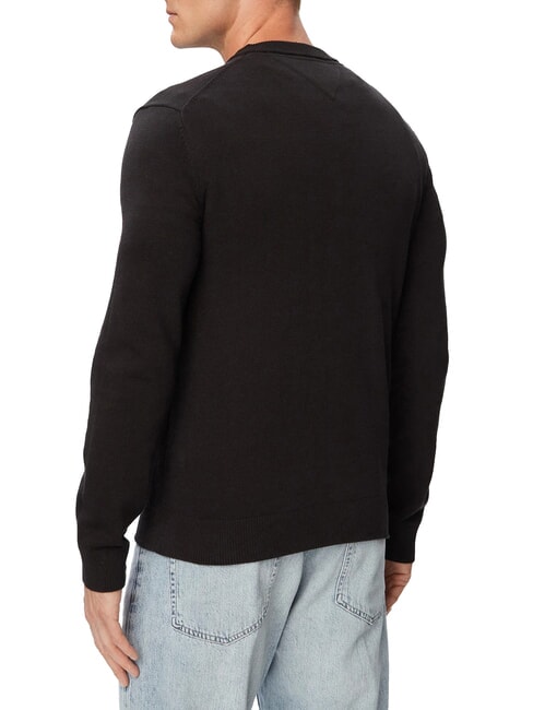 TJ Pull en coton r&eacute;g&eacute;n&eacute;r&eacute; noir - Pulls pour hommes