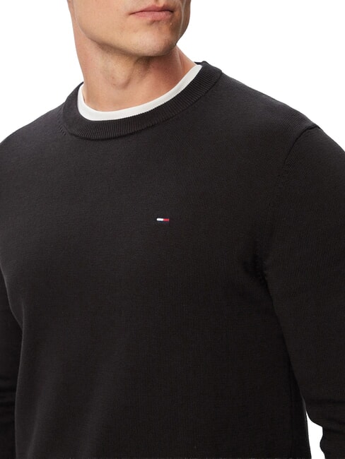 TJ Pull en coton r&eacute;g&eacute;n&eacute;r&eacute; noir - Pulls pour hommes