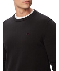 TOMMY HILFIGER TJ Pull en coton r&eacute;g&eacute;n&eacute;r&eacute; noir - Pulls pour hommes - 3