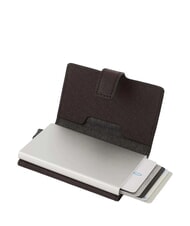 PIQUADRO BLACK SQUARE Porte-cartes en cuir - Portefeuilles Homme